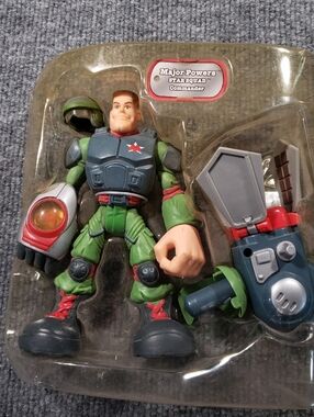 Major Powers & The Star Squad 5.5” Action Figure Hasbro PlaySkool 2002 NEW